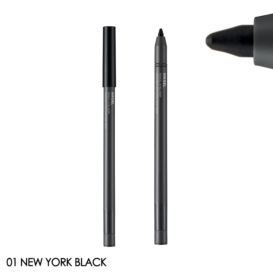Inkgel Pencil Eyeliner 01-New York Black