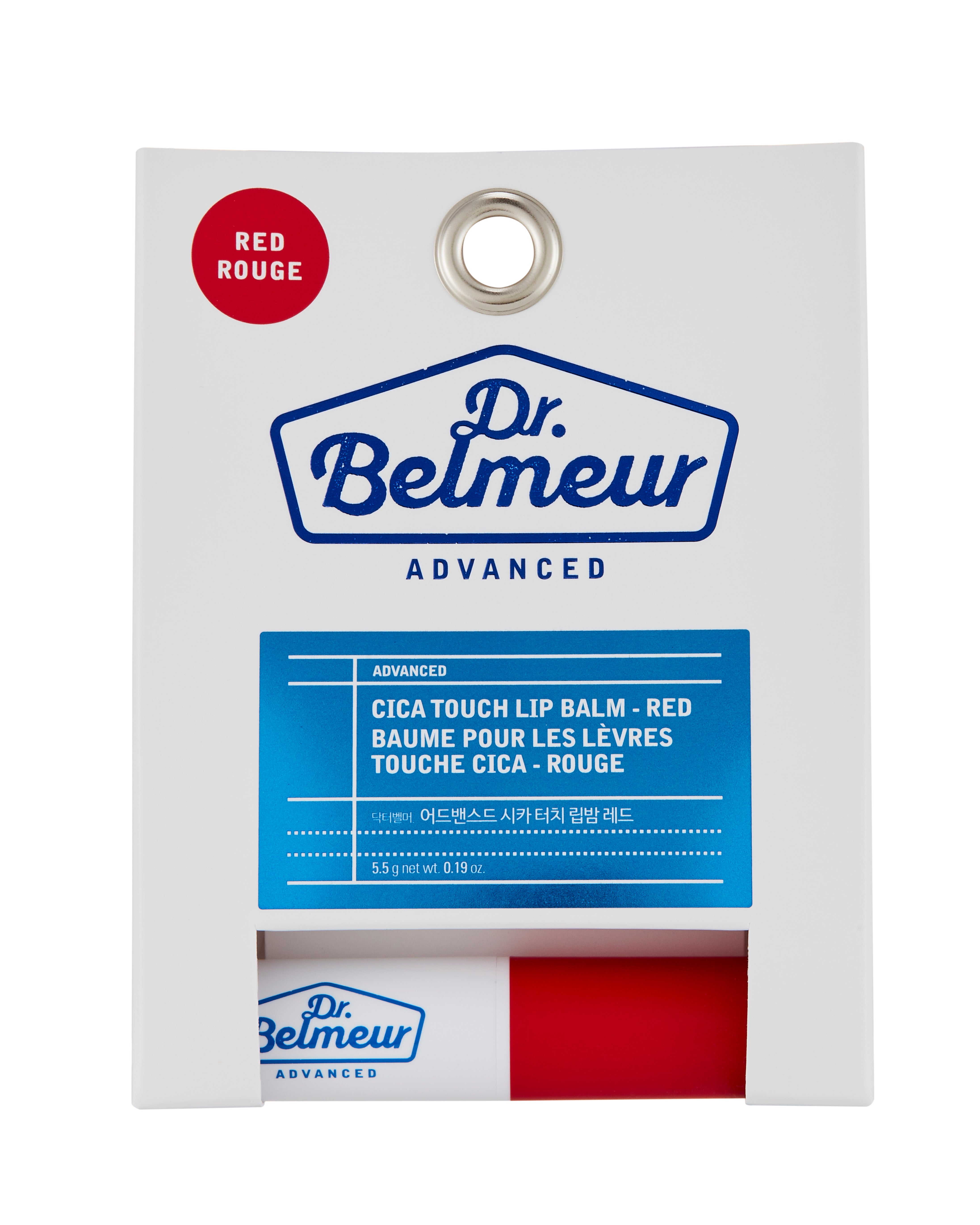 DR. BELMEUR ADVANCED CICA TOUCH LIP BALM RED