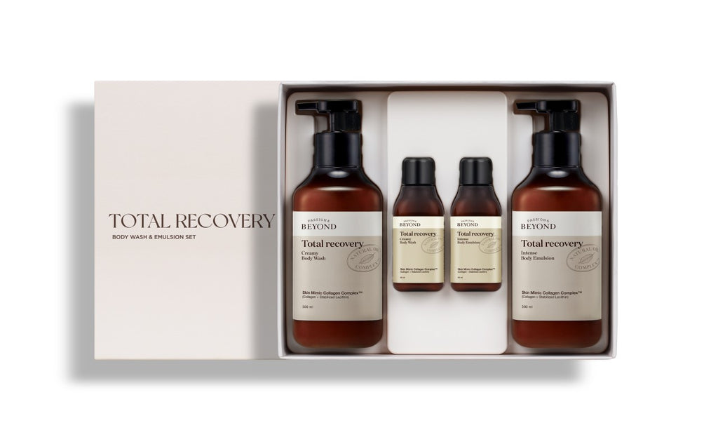 Beyond Total Recovery Body Wash  Body Emulsion Set