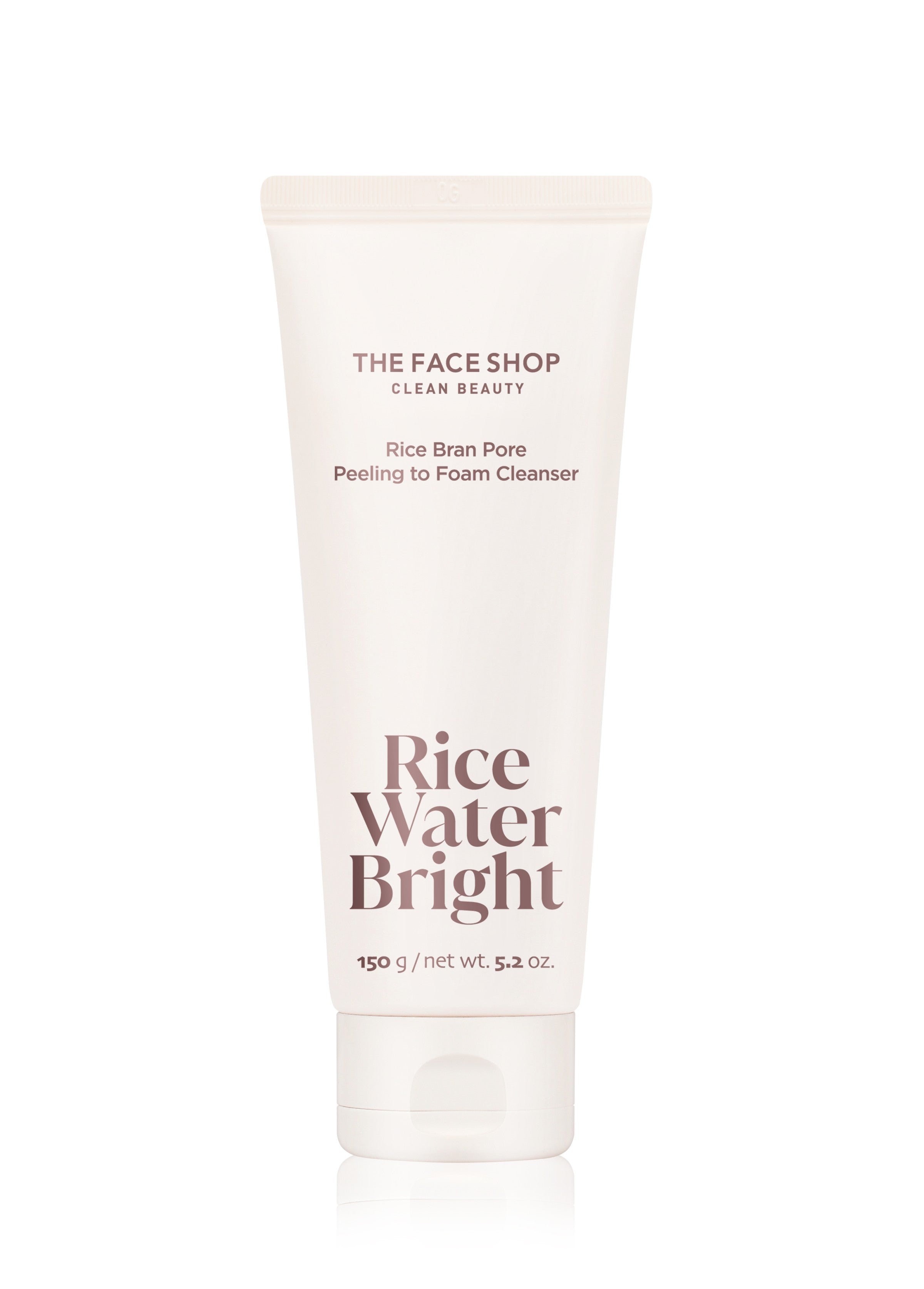 The Face Shop Rice Water Bright Rice Bran Pore Peeling To Foam Cleanser