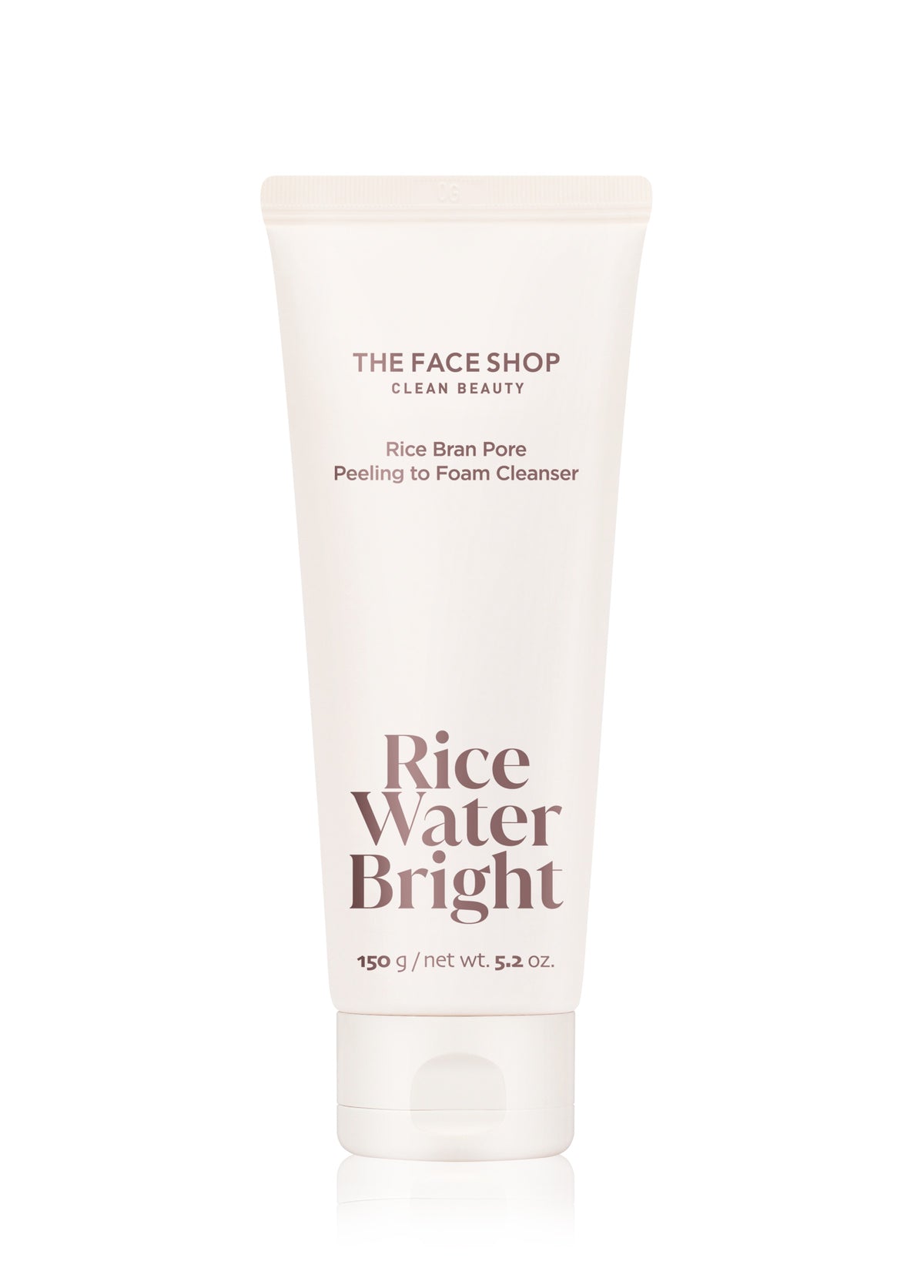 The Face Shop Rice Water Bright Rice Bran Pore Peeling To Foam Cleanser