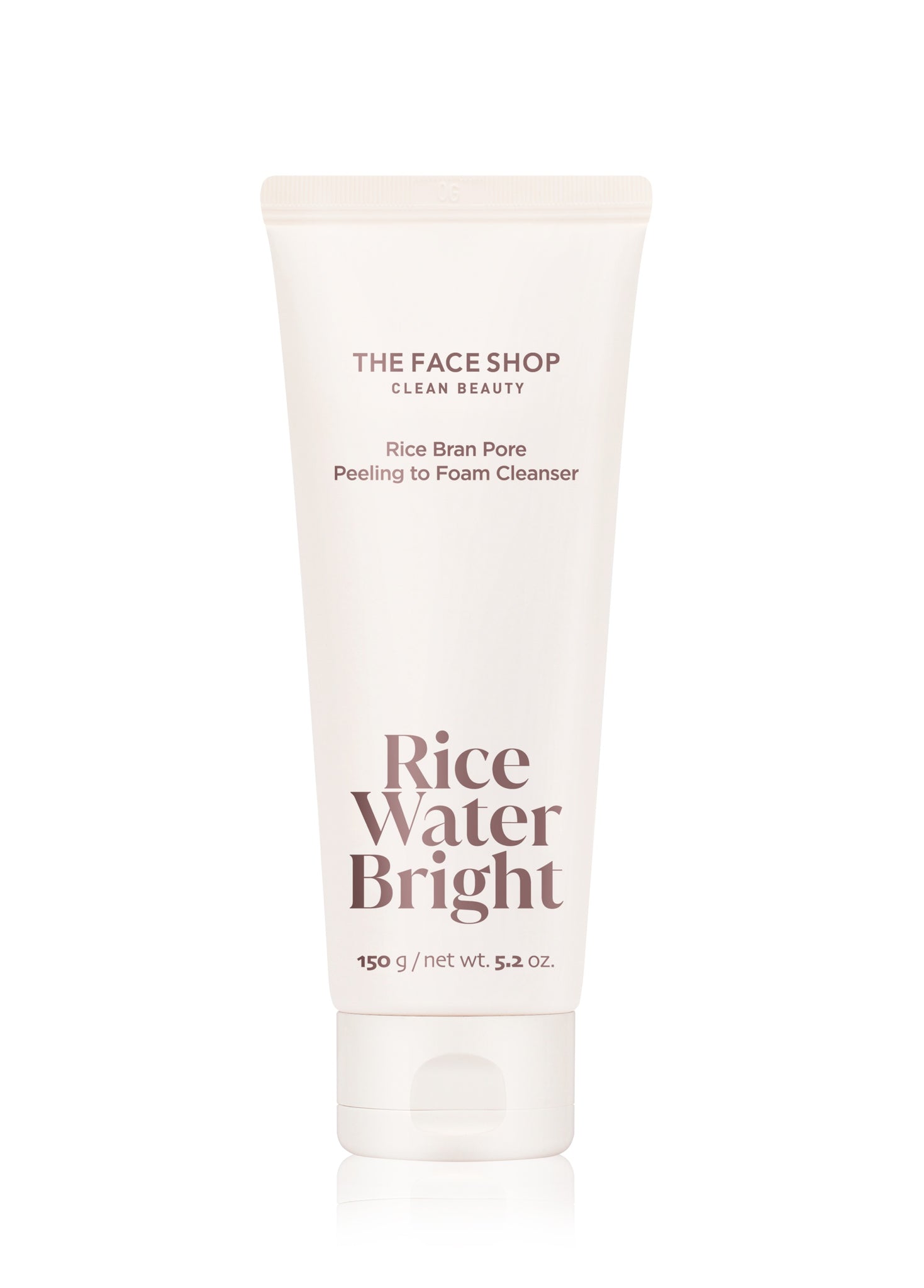 The Face Shop Rice Water Bright Rice Bran Pore Peeling To Foam Cleanser