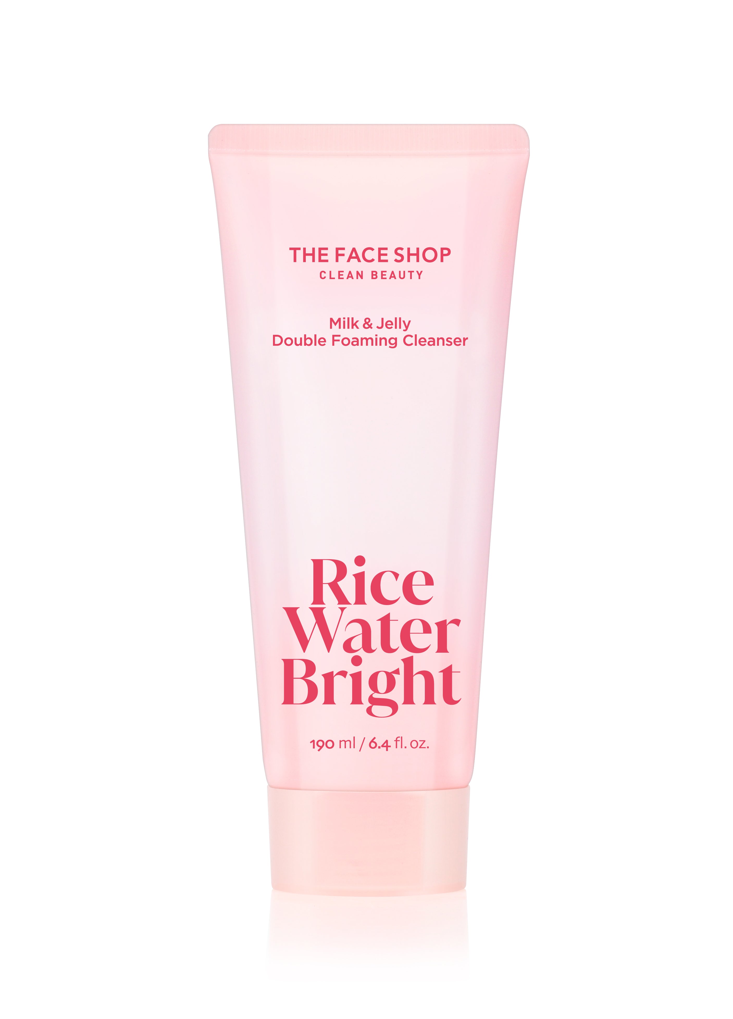The Face shop Rice Water Bright Milk & Jelly Double Foaming Cleanser