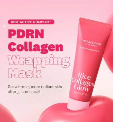 RICE COLLAGEN GLOW PDRN WRAPPING MASK