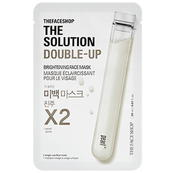 The Solution Double-Up Brightening Face Mask