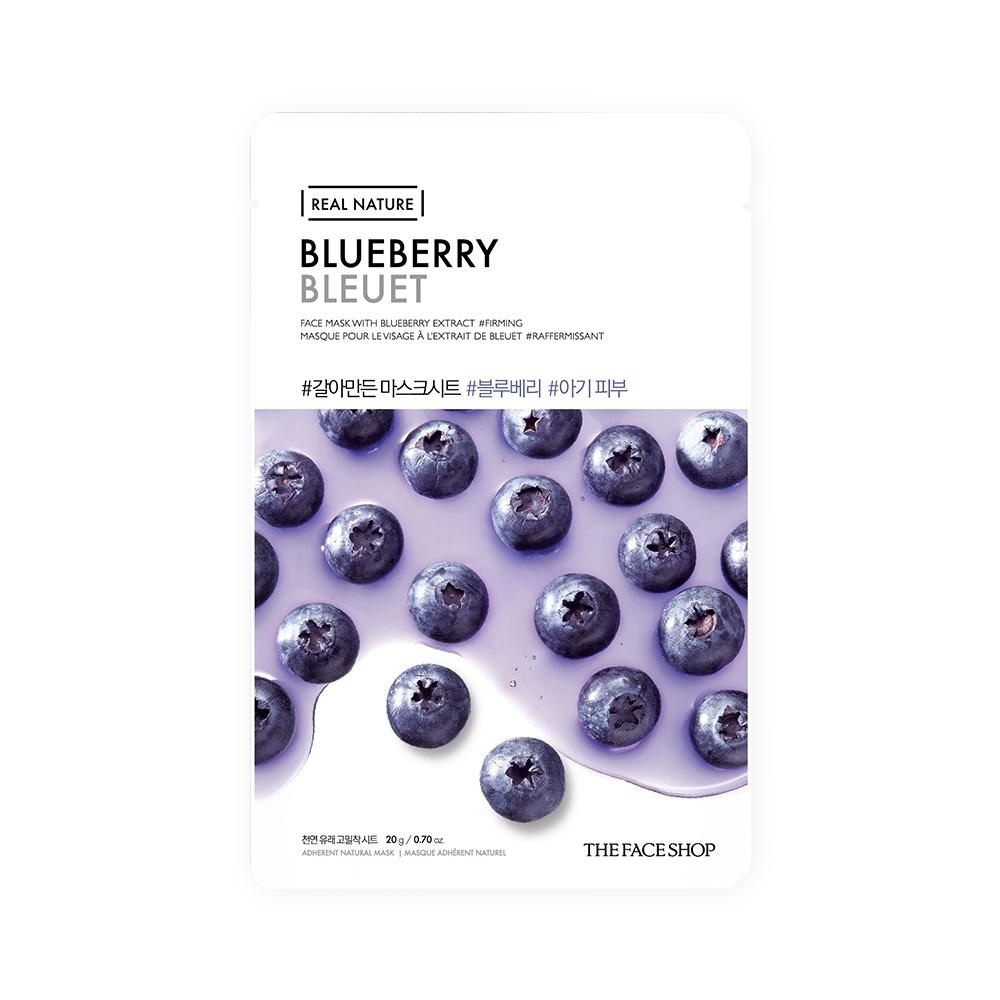 Real Nature Blueberry Face Mask Real Nature Blueberry Face Mask