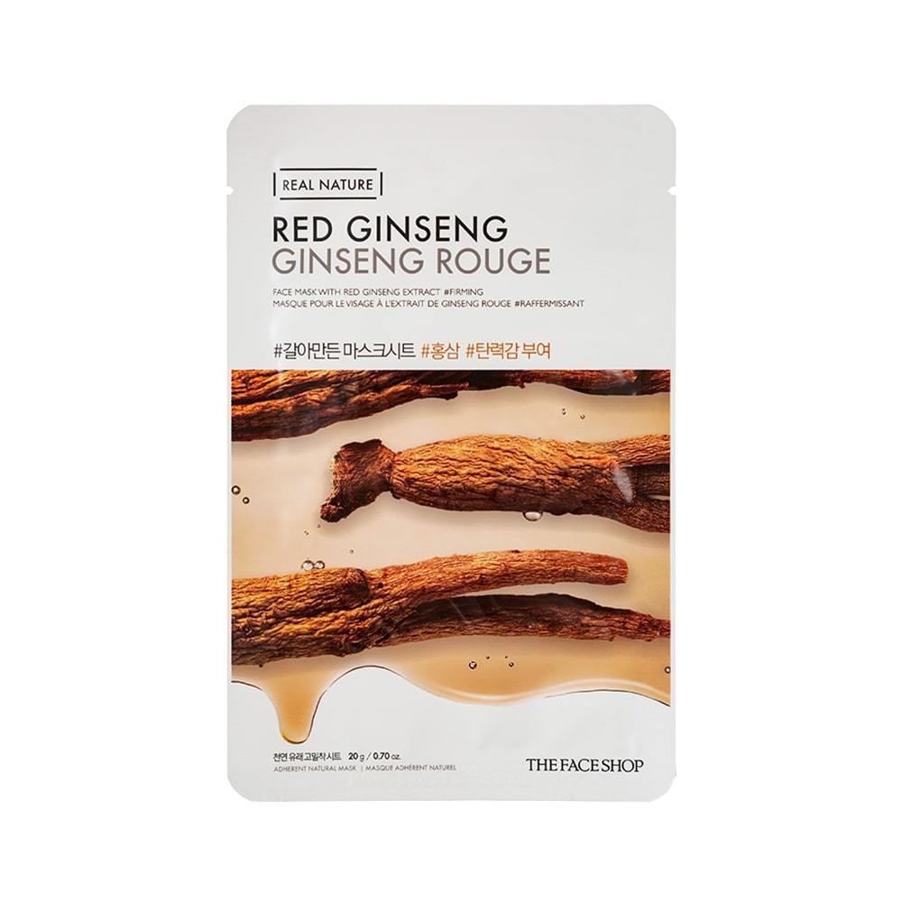 Real Nature Red Ginseng Face Mask