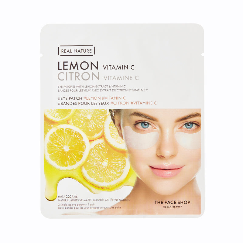 Real Nature Eye Patch Lemon Vitamin C