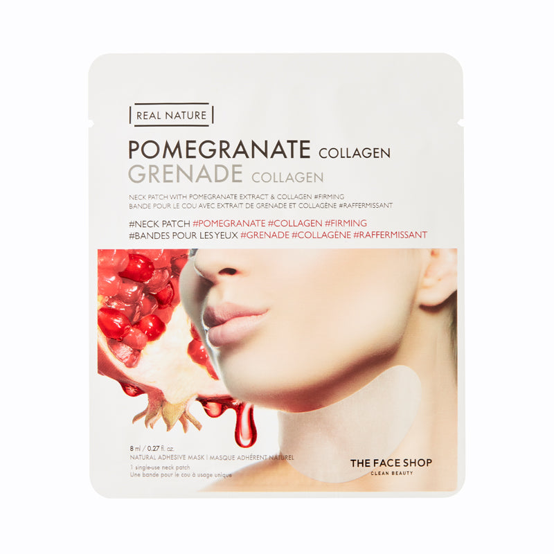 Real Nature Neck Patch Pomegranate Collagen
