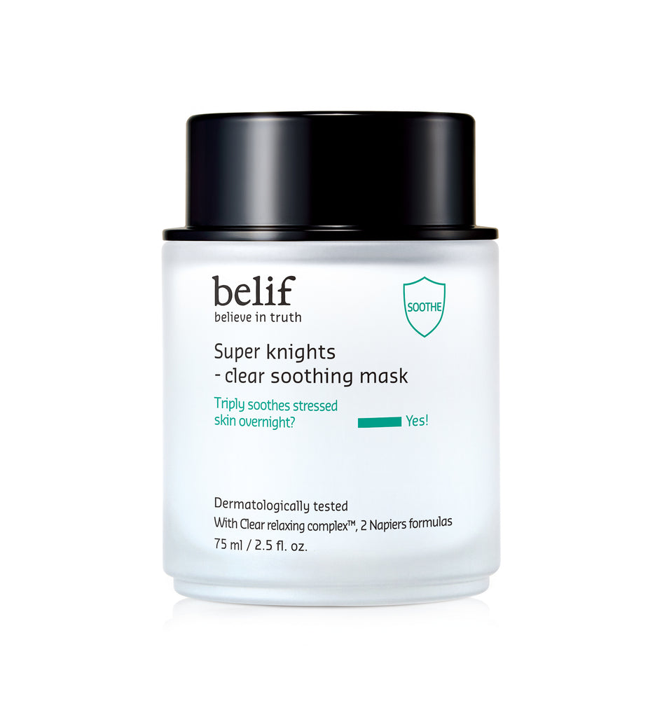 Belif Super knights - clear soothing mask 75 ml