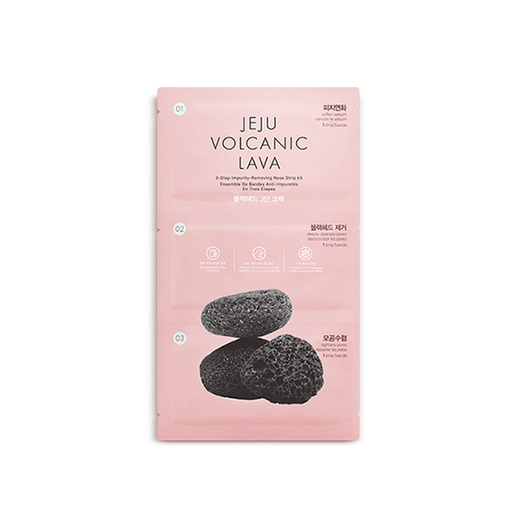 Jeju Volcanic Lava 3Step Impurity Removing Nose Strip Kit