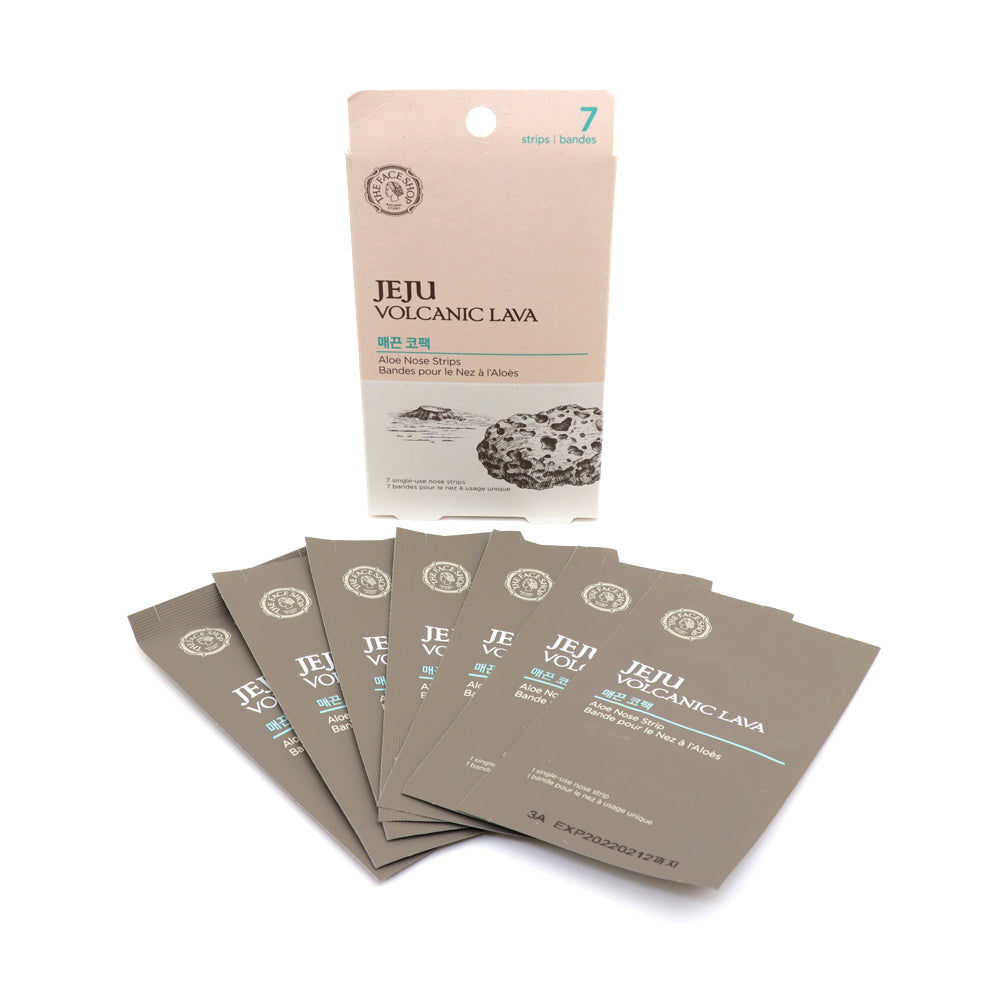 Jeju Volcanic Lava Aloe Nose Strips