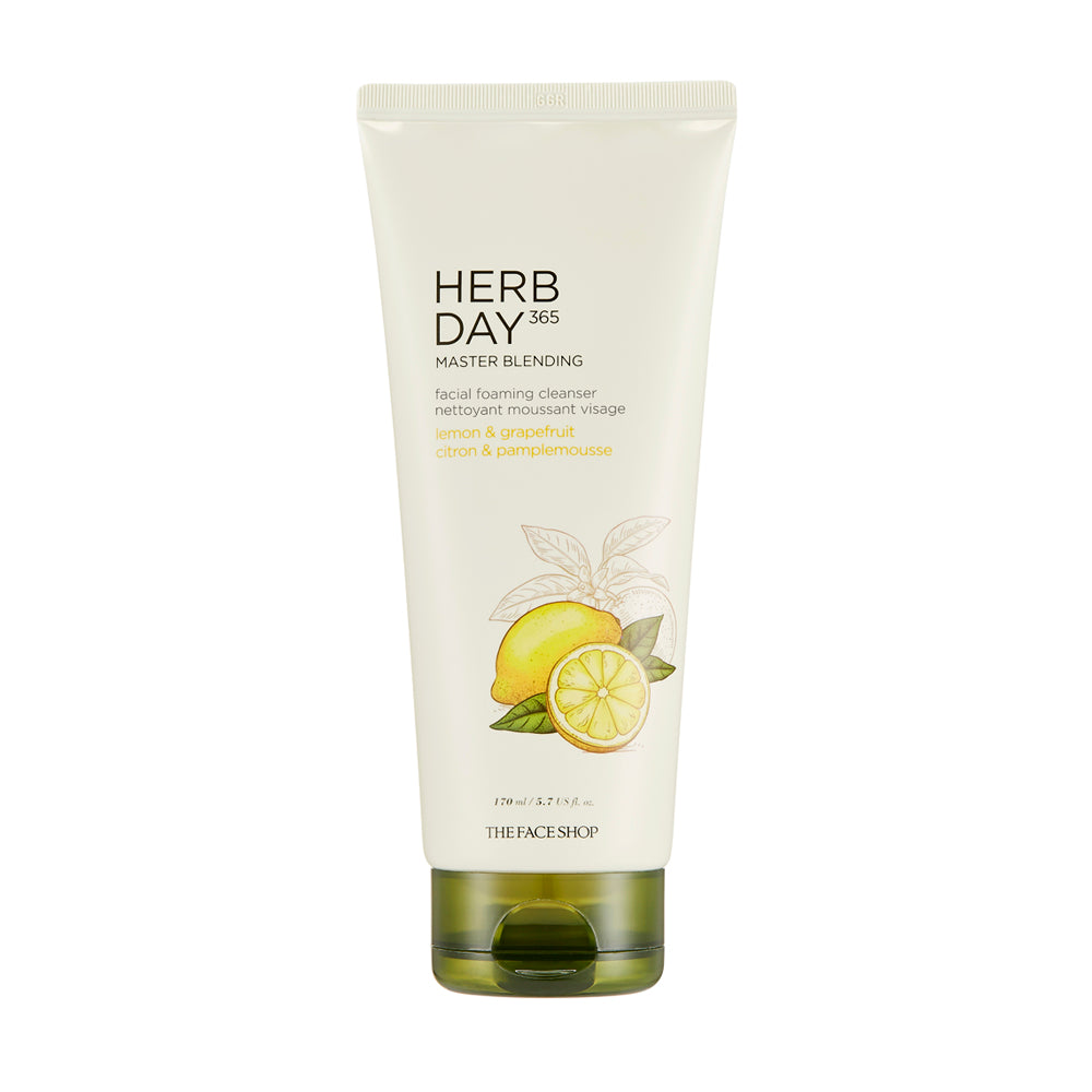 Herbday 365 Master Blending Facial Foaming Cleanser Lemon & Grapefruit Herbday 365 Master Blending Facial Foaming Cleanser Lemon & Grapefruit