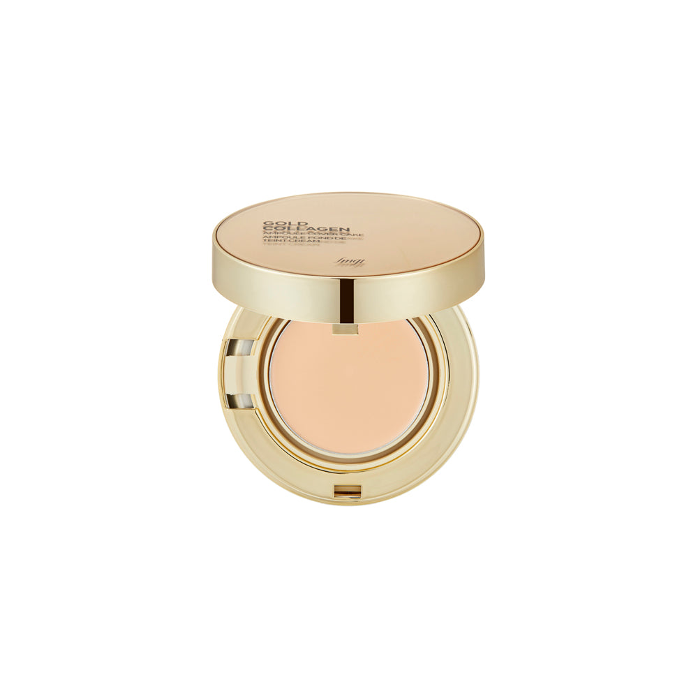 Gold Collagen Ampoule Cover Cake SPF50 Pa V201-Apricot Beige
